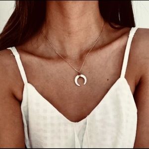 Crescent Horn Pendant